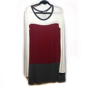 Mon Ami Long Sleeve Tunic with Buttons